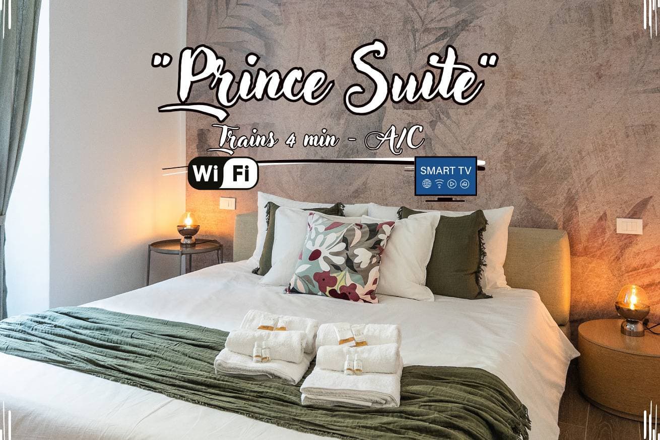 [Prince Suite] Züge 4 Min. • A/C • Super WLAN 1