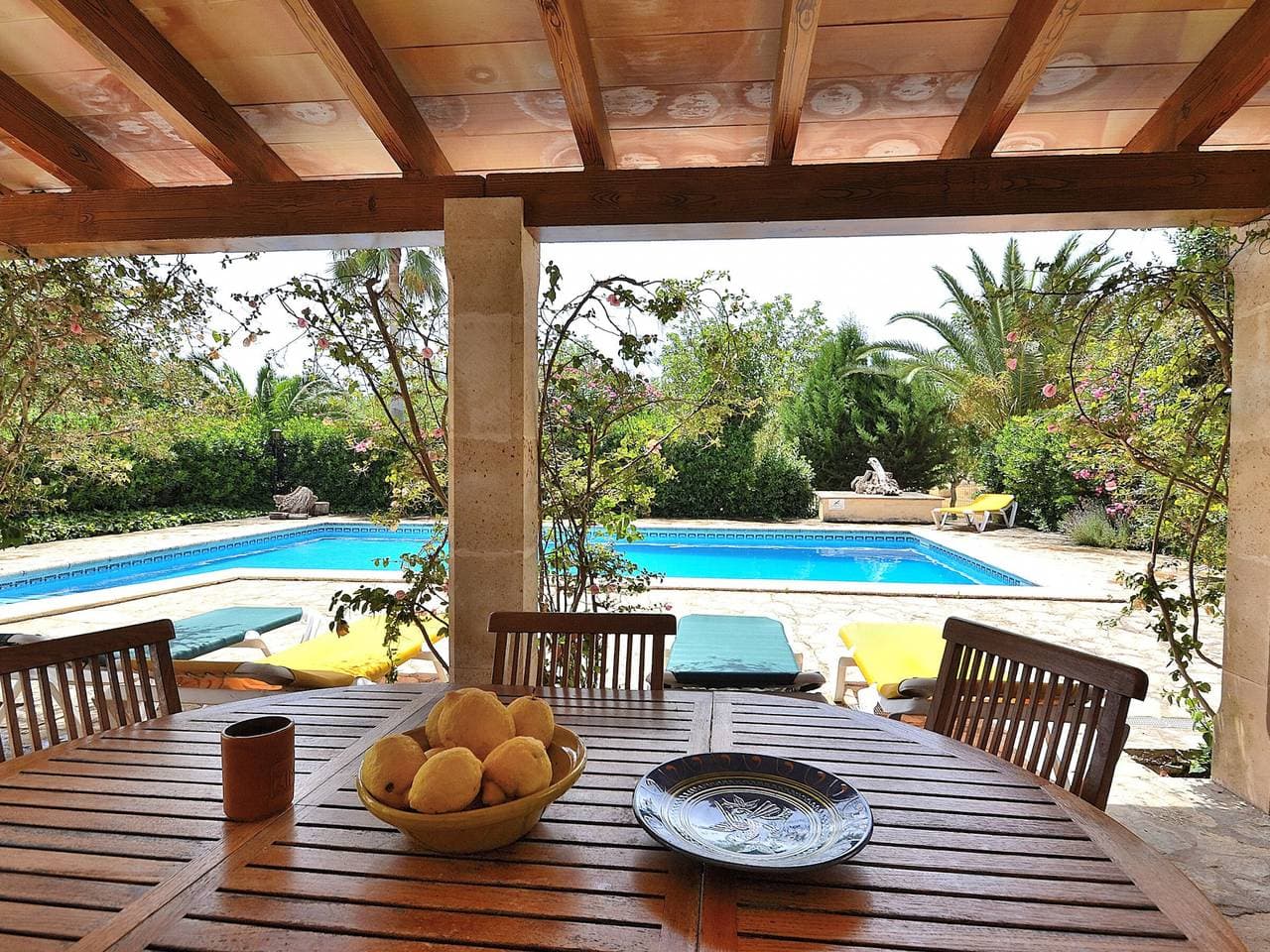 Foto 3 von 28: Ländliche Finca mit Pool und Kamin in Lloret de Vistalegre