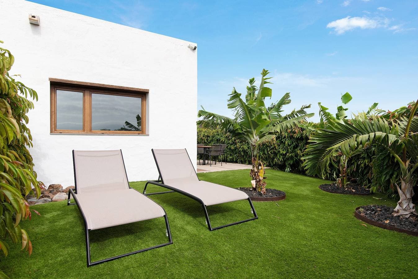 Foto 2 von 25: Ferienhaus 'Musa – Finca La Suerte Grande' mit Bergblick und privater Terrasse