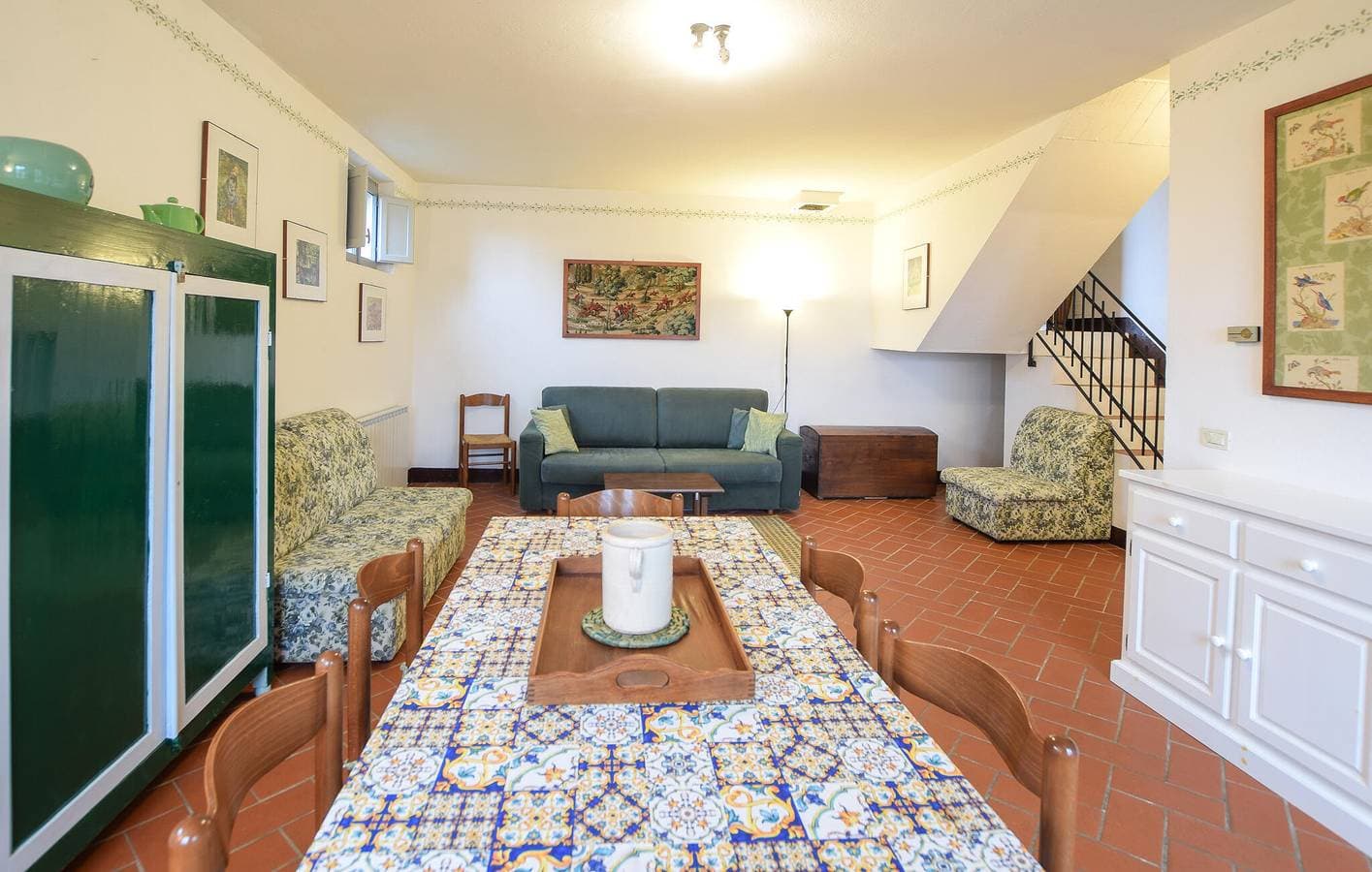 Foto 5 von 35: Idyllische 90 qm große Ferienwohnung mit Parkplatz, Garten und Pool in Paciano
