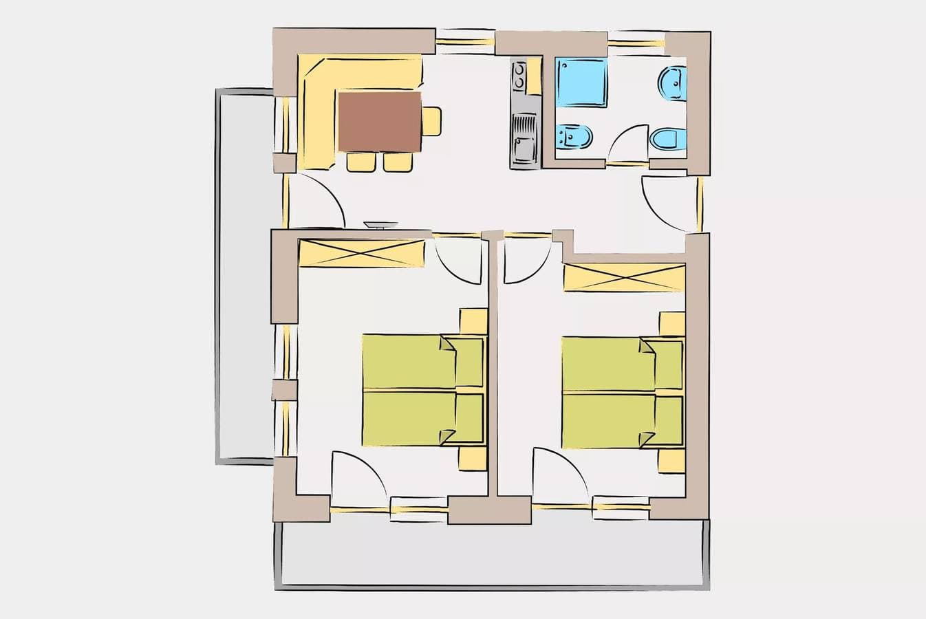 Foto 3 von 12: Angererhof - Ferienwohnung 'Leni' mit Bergblick, privatem Garten und WLAN