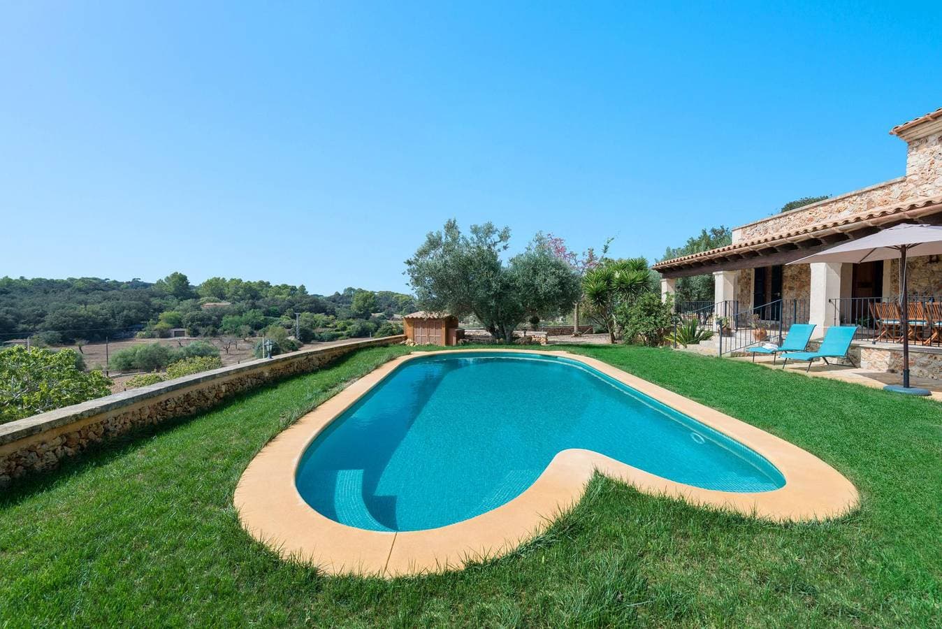 Foto 5 von 49: Es Cocons - Ferienhaus mit privaten Pool in Sineu. WiFi gratis