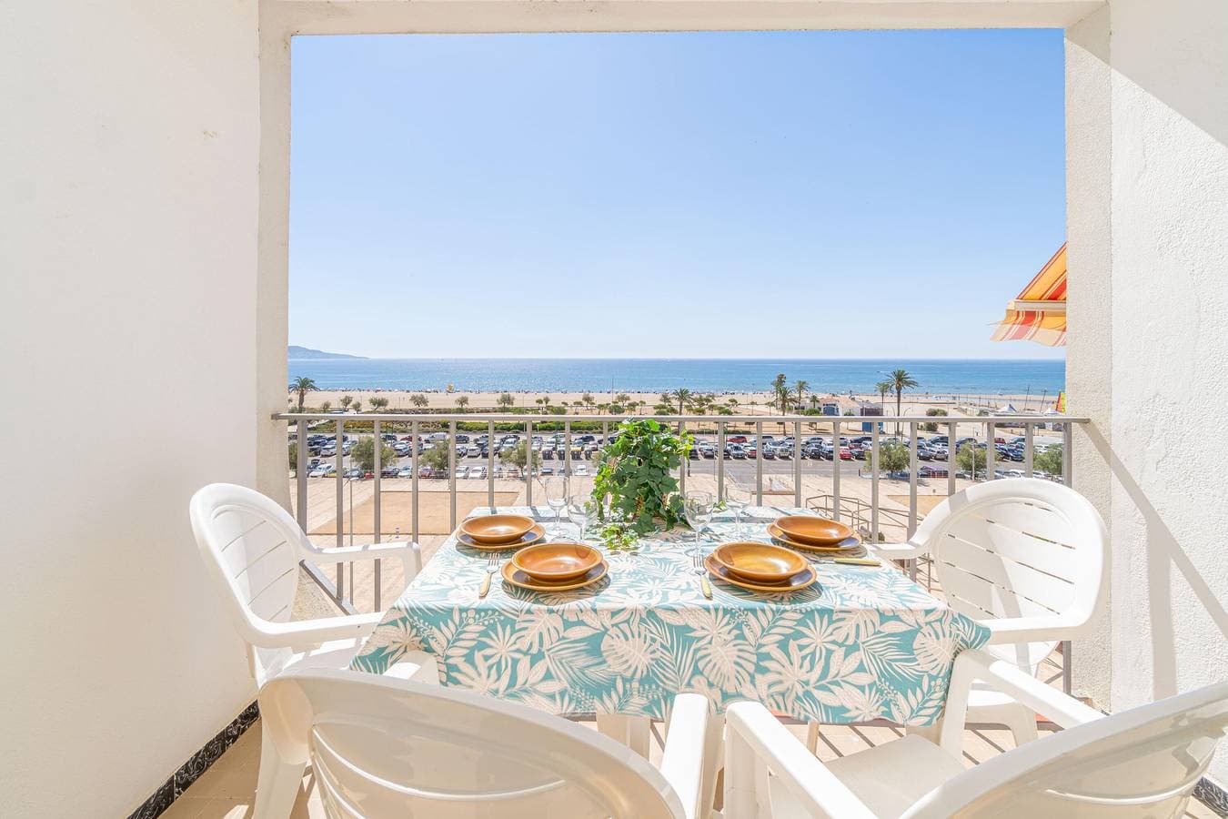 Komfortable Studiokabine 20 m vom Strand entfernt mit Meerblick 1