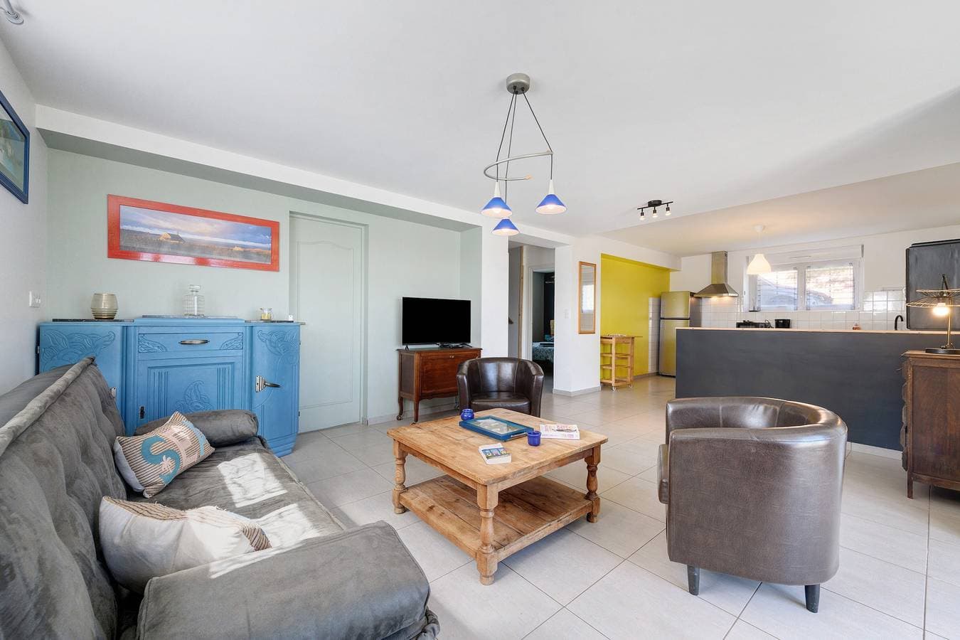 Foto 4 von 29: Apartment 'Le Lannic – Herrlicher Hafenblick, Meerblick, Private Terrasse & Garten
