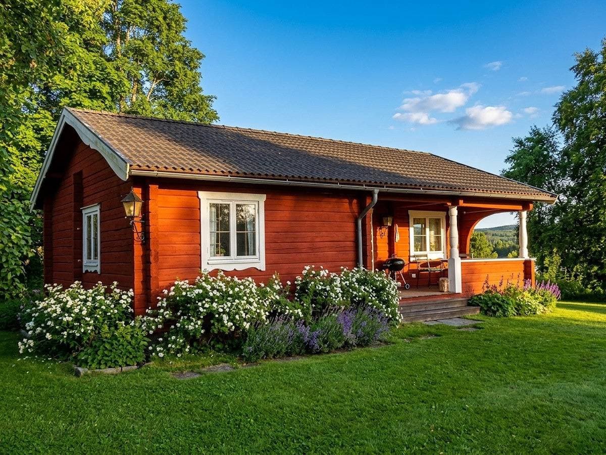 Ferienhaus in Bergslagen mit Seeblick 1