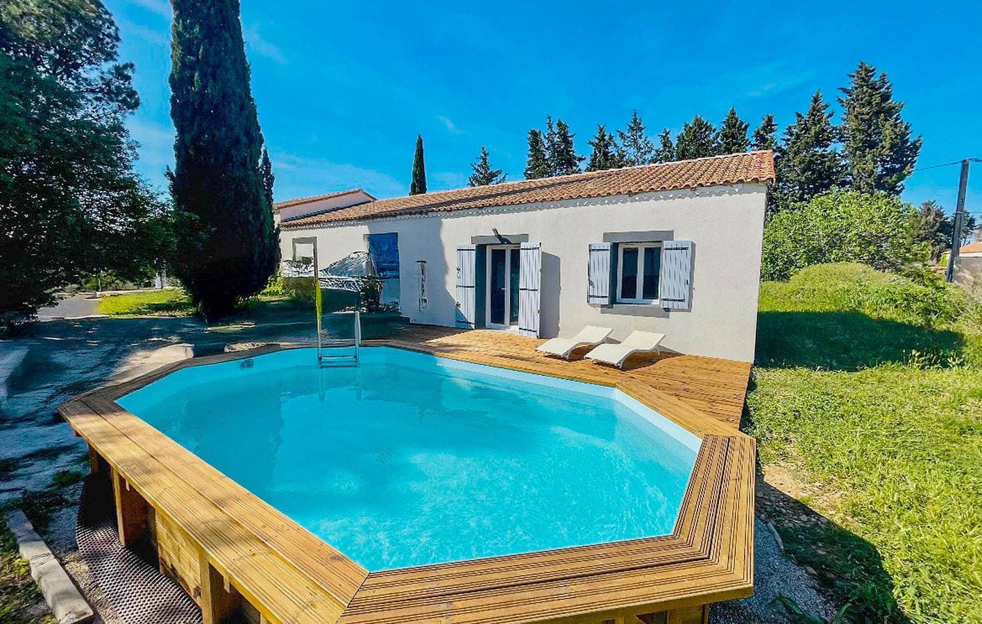 Moderne Wohnung mit Pool und WiFi, 1000m zum Restaurant La Pichade 1
