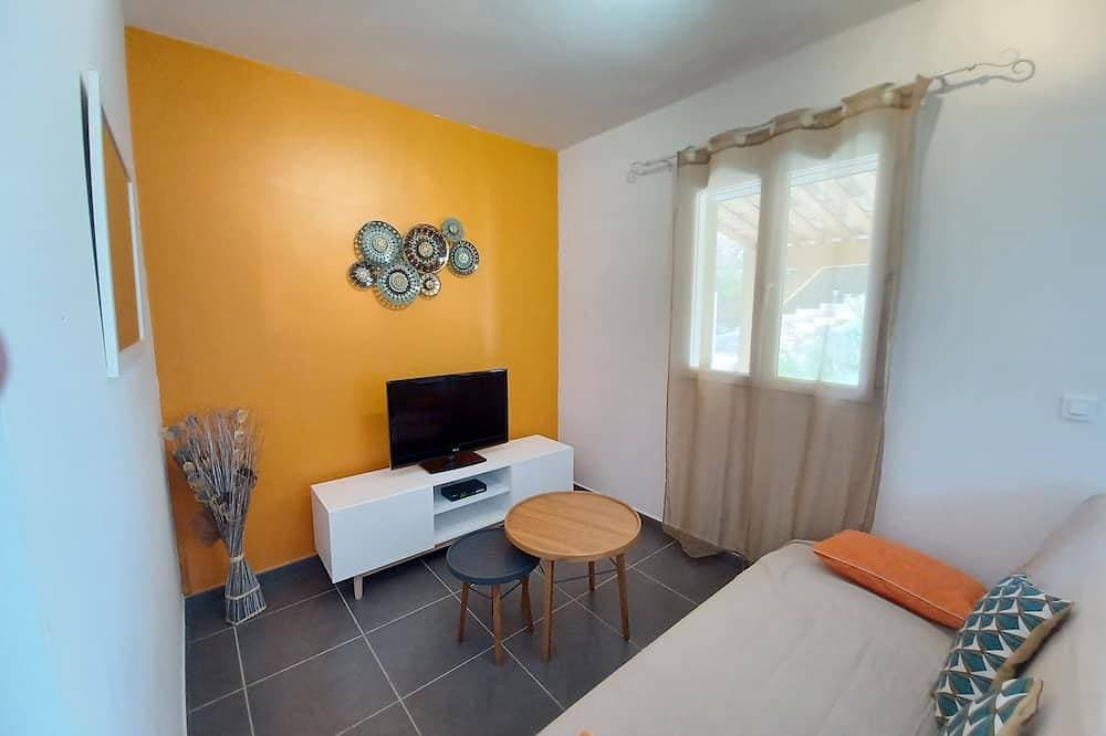Foto 9 von 30: Air-conditioned apartment, heated pool, wifi, 2 bedrooms, 7 min beach, 1 min river