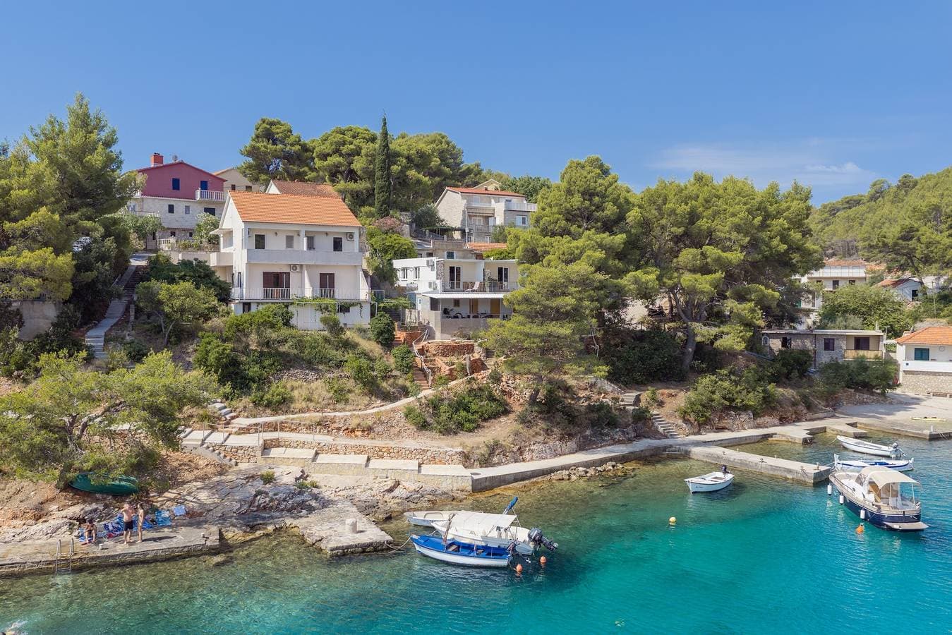 Foto 6 von 37: 1-Zimmer-Ferienwohnung am Strand Basina, Hvar A-24120-a