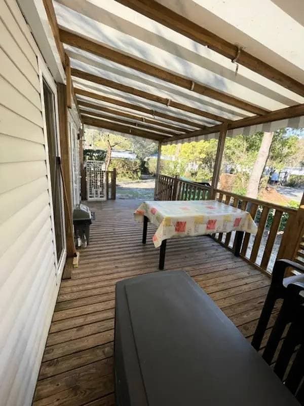 Foto 4 von 15: Mobilhome 3 chambres Camping Les Dunes de Contis