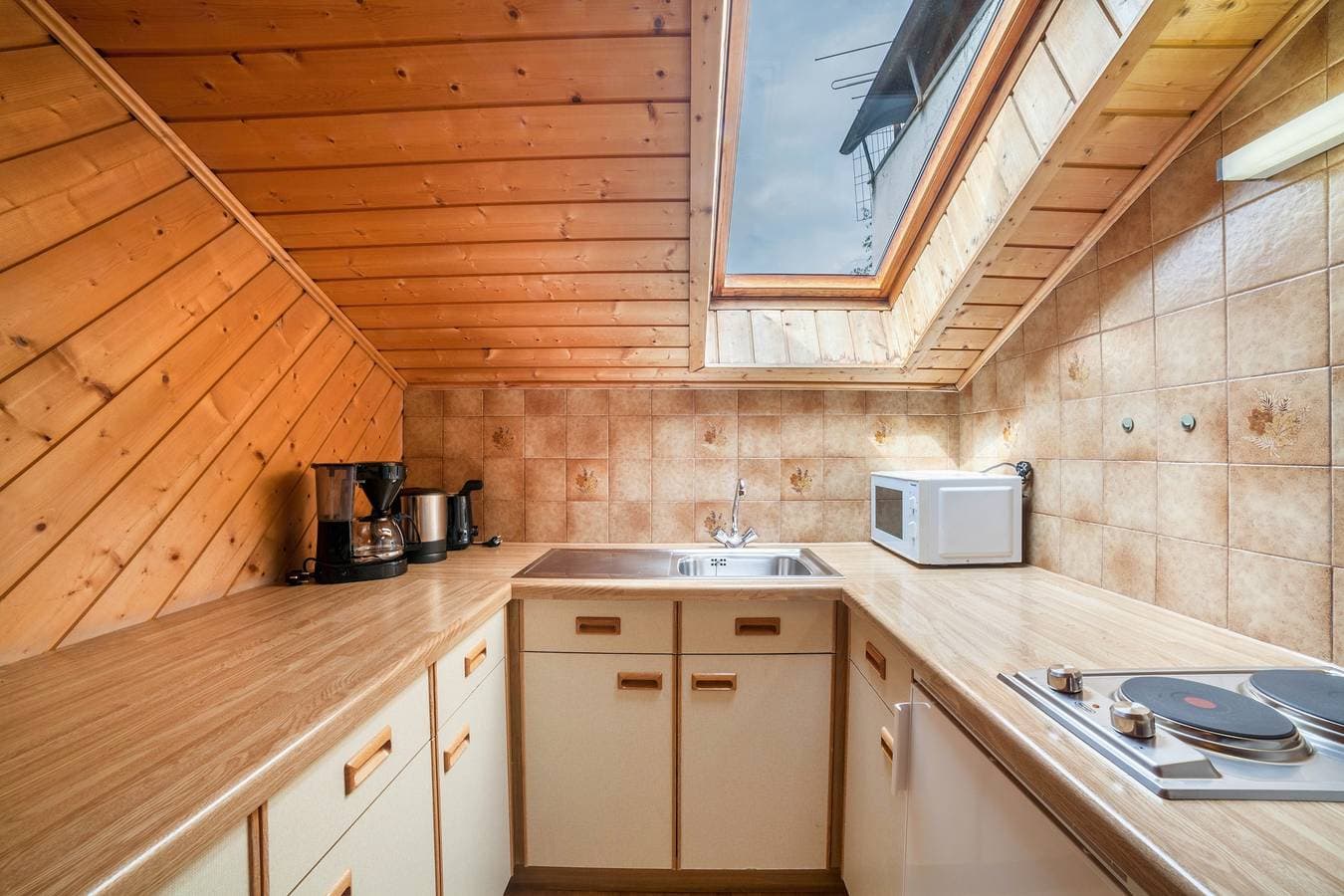 Foto 11 von 21: Ferienwohnung 'Sankt Corbinian 4' mit Bergblick, Balkon, Gemeinschaftsgarten & WLAN