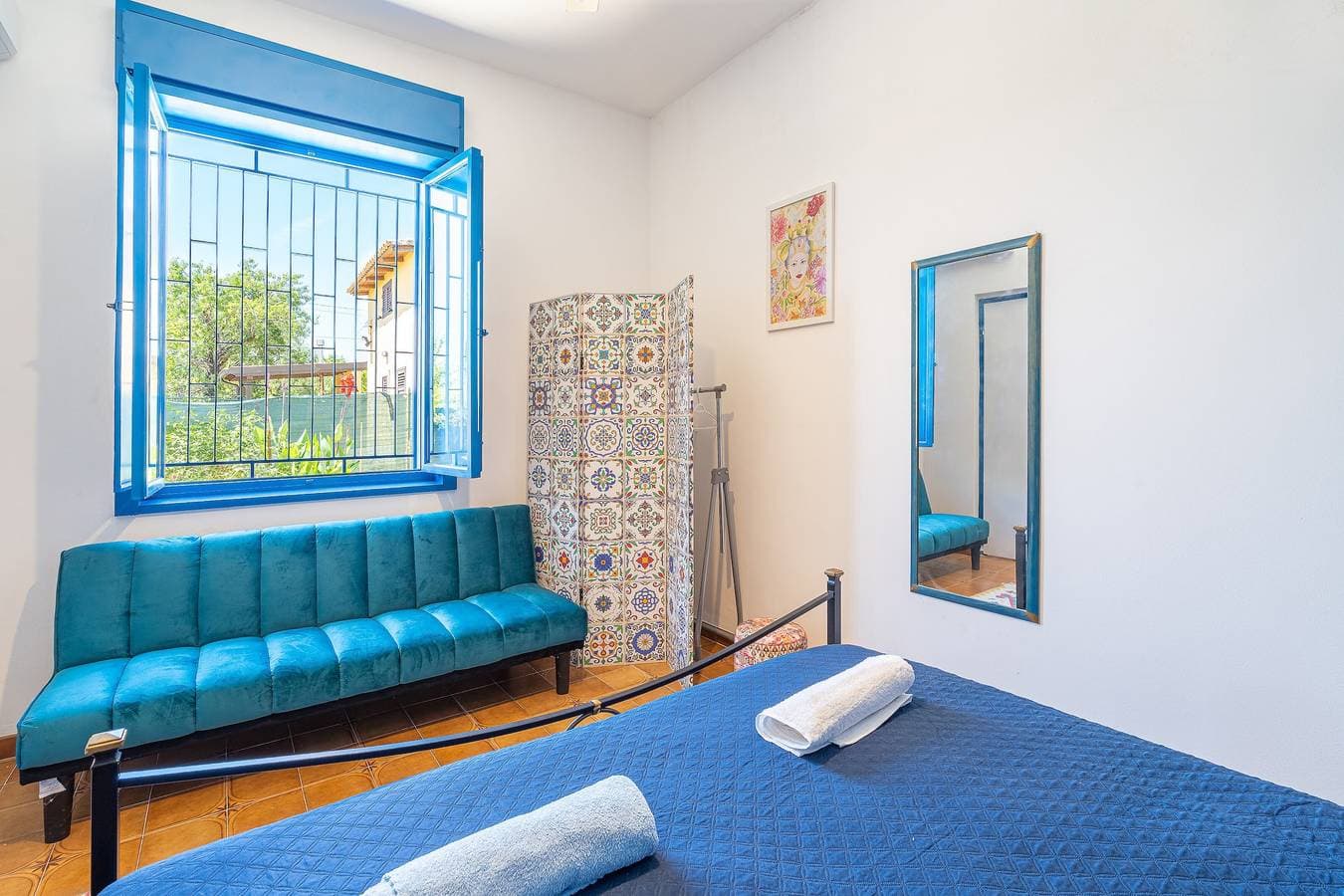Foto 10 von 28: Apartment 'Villa Dünya Ospitalità Siciliana' mit privatem Pool, Terrasse und Klimaanlage