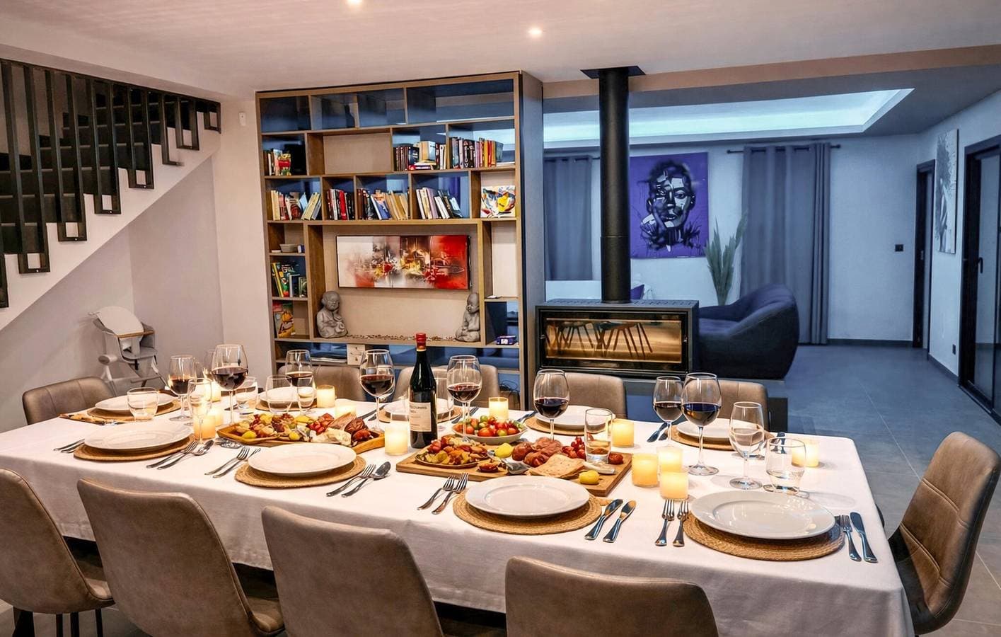 Foto 12 von 24: Charmante 300 m² große Wohnung mit Pool, WLAN und Garten in der Nähe des Stadtzentrums von Veaux