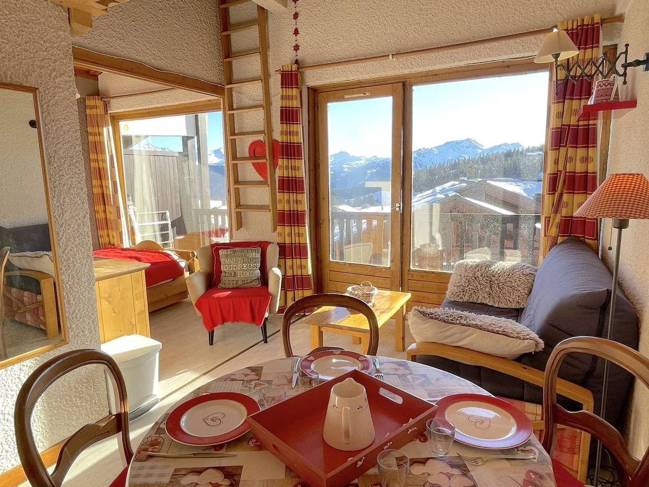 Studio Les Saisies 4 Personen mit Balkon 1
