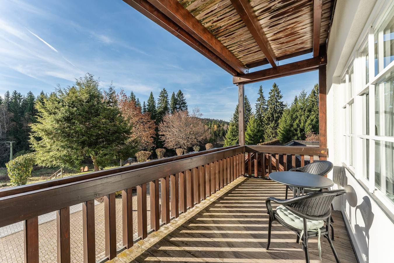 Foto 6 von 35: Ferienwohnung "Waldglück" mit Bergblick, Pool, Sauna und Wi-Fi.