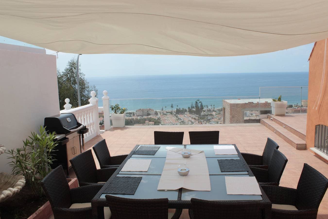 Foto 7 von 36: Villa 'Alegria' mit Meerblick, Privatem Pool und Klimaanlage