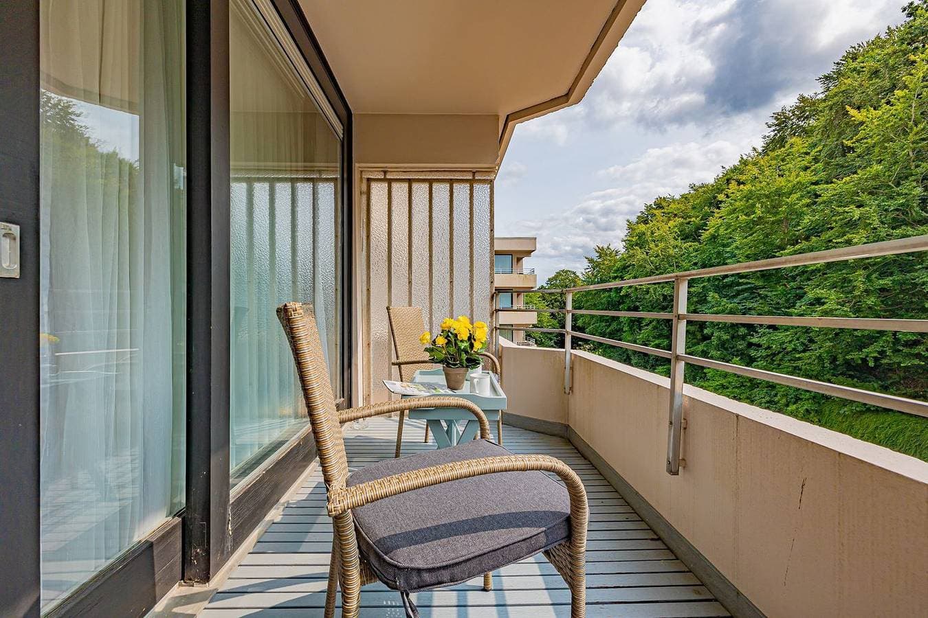 Foto 13 von 20: - Grüne Insel (App. 319) - Studio-Apartment mit Balkon und Blick ins Grüne