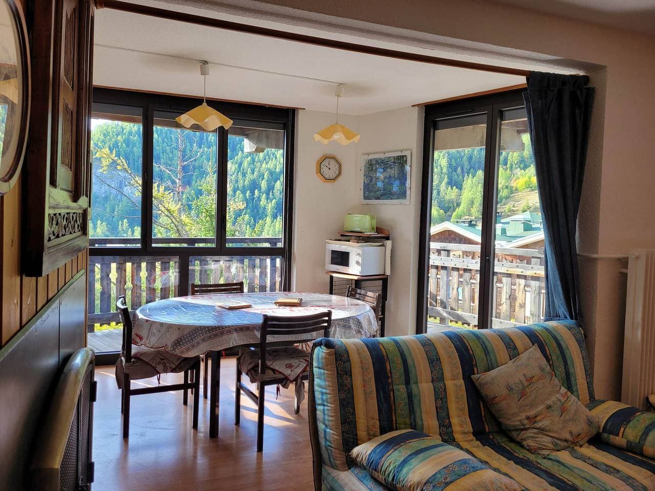 Foto 7 von 16: Große Wohnung in Pra-Loup mit Balkon und Parkplatz für 8 Pers