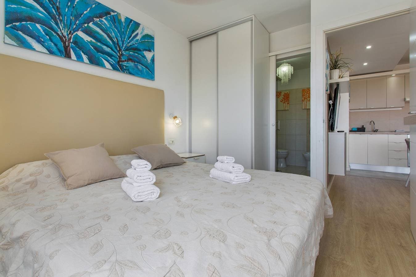 Foto 9 von 30: Ferienwohnung 'Lovely Nice Los Cristianos' mit Meerblick, Gemeinschaftspool und WLAN