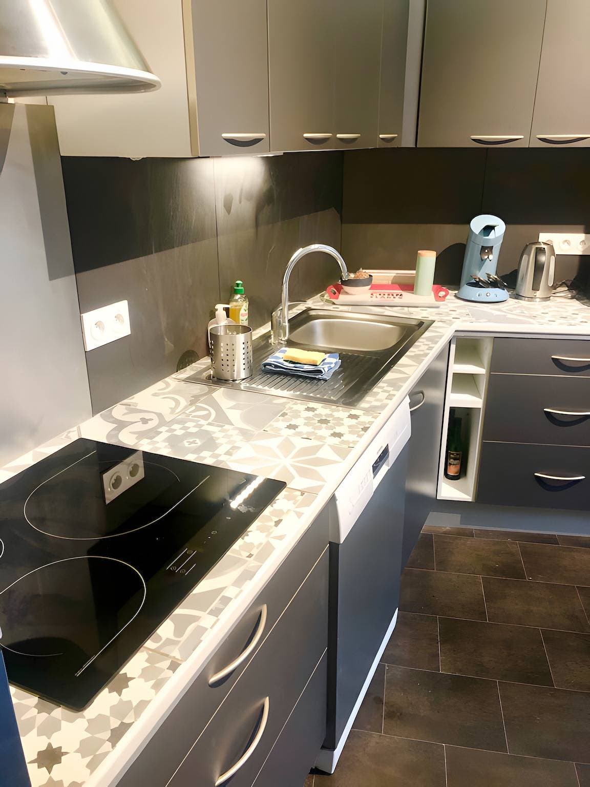 Foto 3 von 17: L'orchidée – Zentrale Wohnung in Honfleur nahe Vieux Bassin & Côte de Grâce