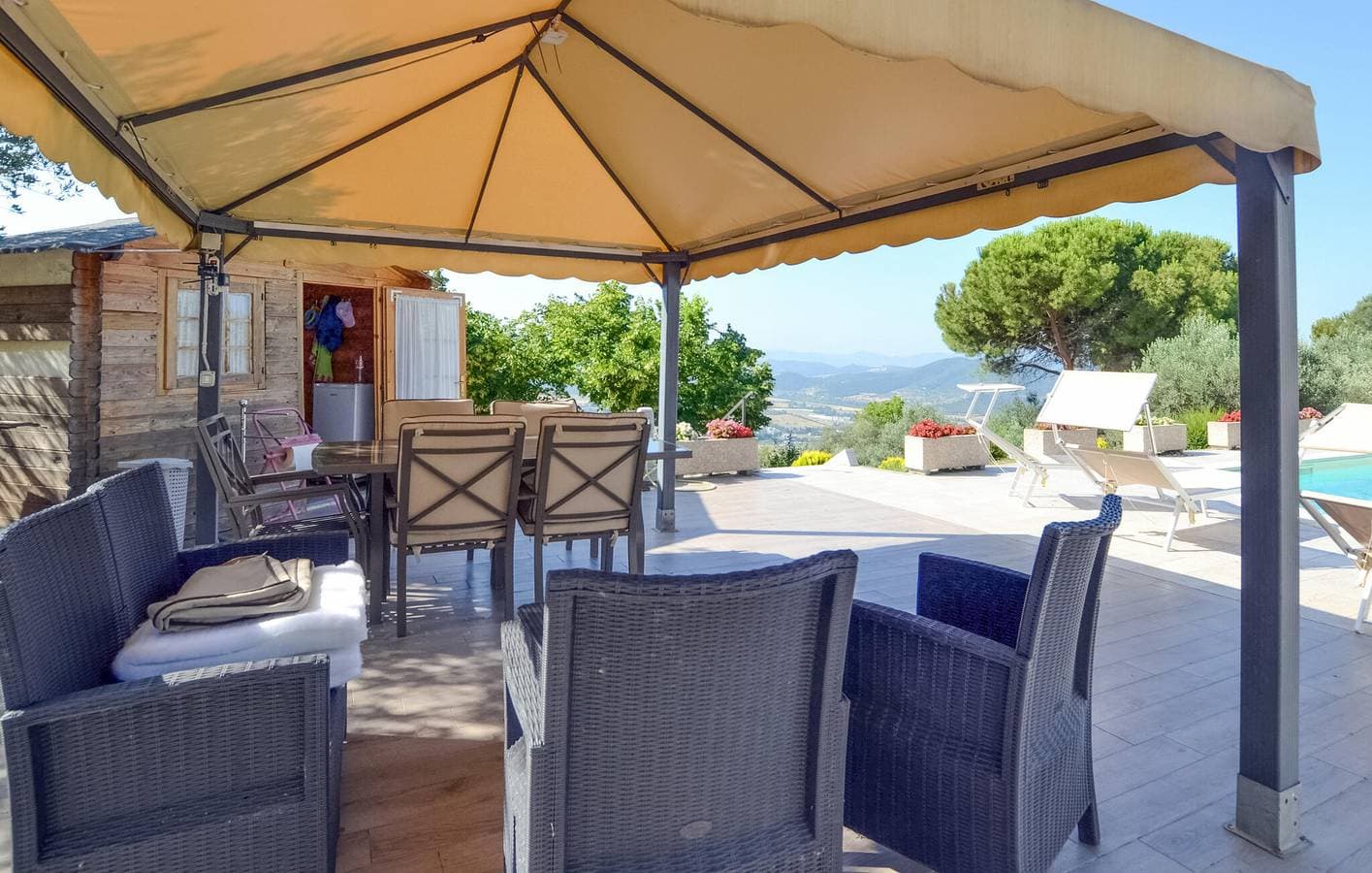 Foto 6 von 25: Gemütliche Wohnung mit Pool und Garten, 2,5km zum Laghetto di Marcarelli