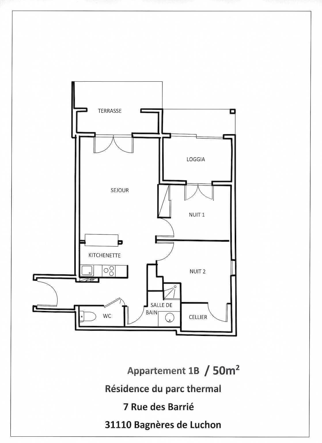 Foto 8 von 15: Modernes Apartment in Bagnères-de-Luchon, Bergblick, 53m²