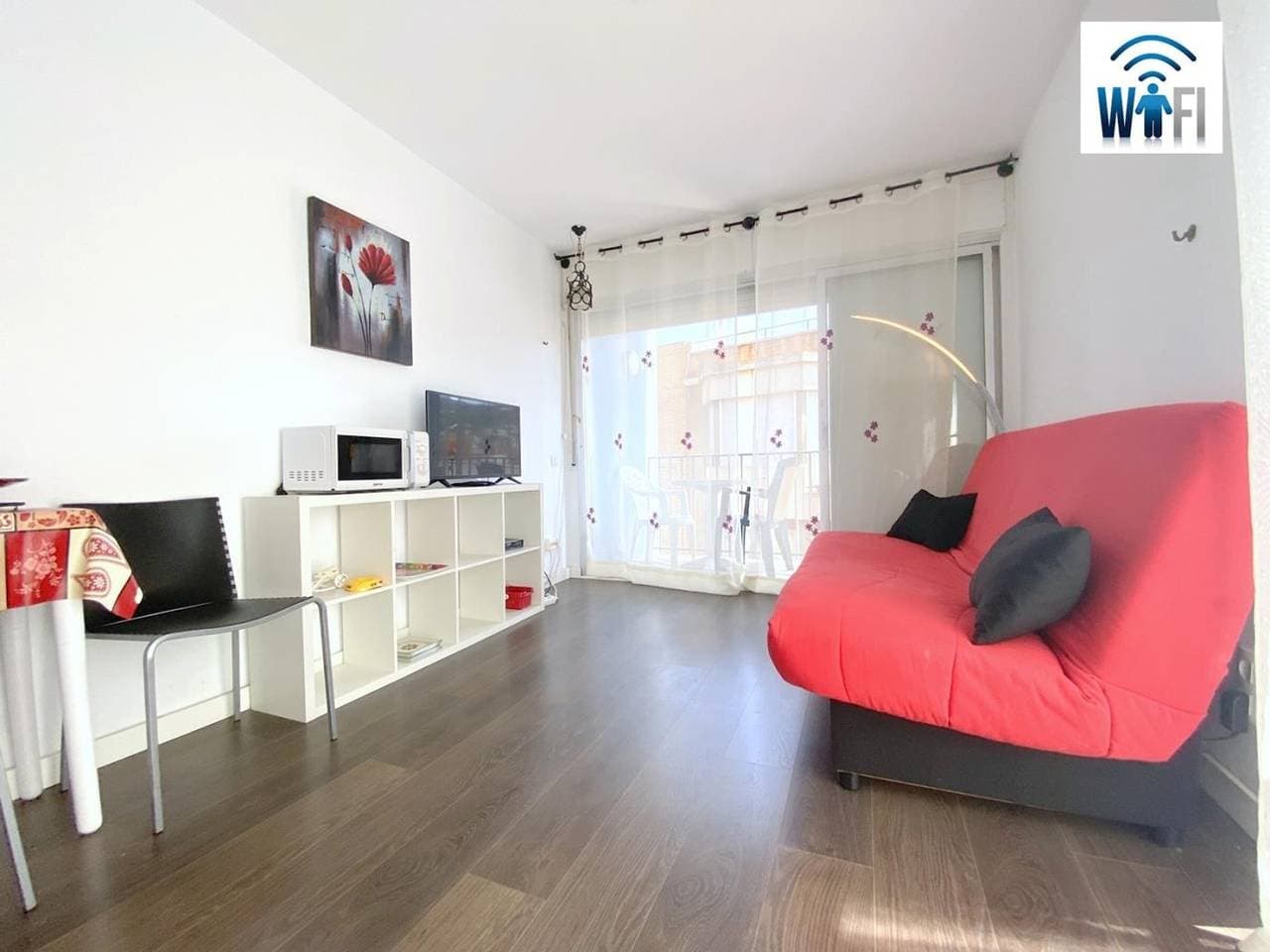 Gemütliches Studio in Roses mit Klimaanlage und Terrasse 1