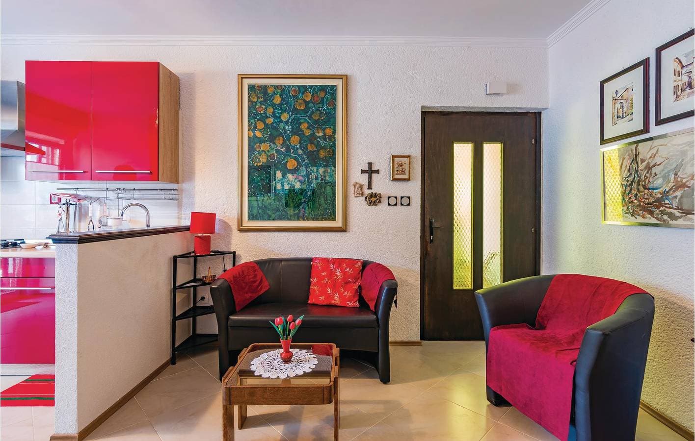 Foto 10 von 27: Gemütliche 1-Zimmer-Wohnung mit Terrasse, 600 m vom Strand entfernt