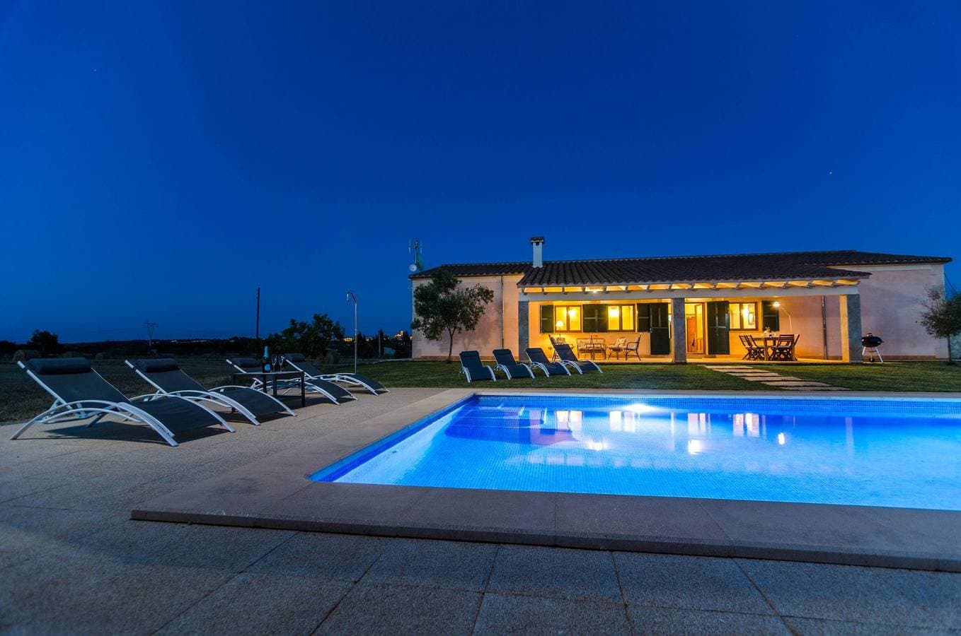 Foto 10 von 31: S'Estacio - Ferienhaus mit privaten Pool in Muro. WiFi gratis