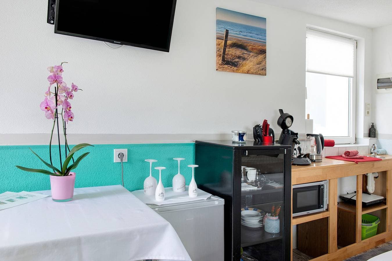 Foto 6 von 37: Whirpool und Sauna in neu renovierten Ferienwohnung "Spawo" mit WLAN