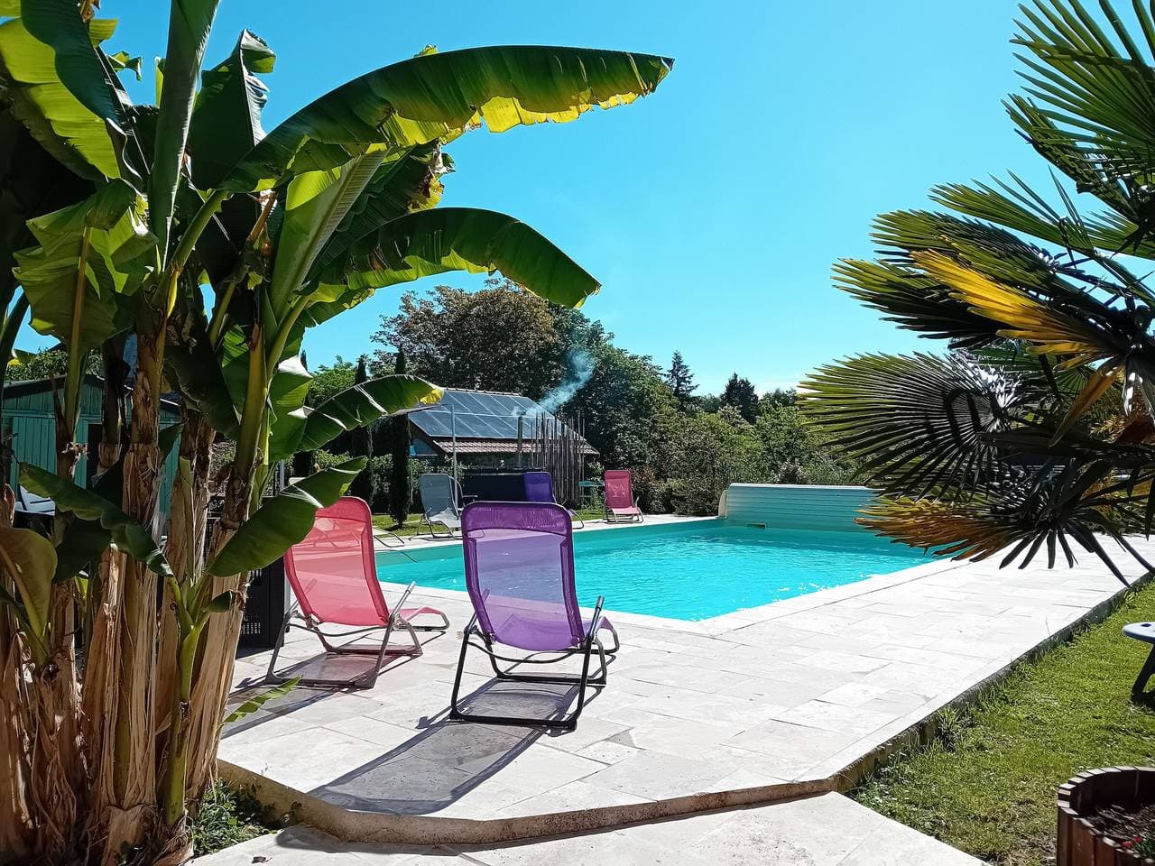 Foto 7 von 33: Gemütliches Ferienhaus mit Sauna, Pool und grünem Außenbereich in der Creuse-Talmark