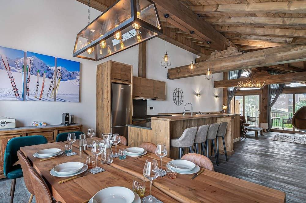 Foto 10 von 13: Modernes Duplex für 10 Pers. nahe Pisten in Courchevel Le Praz