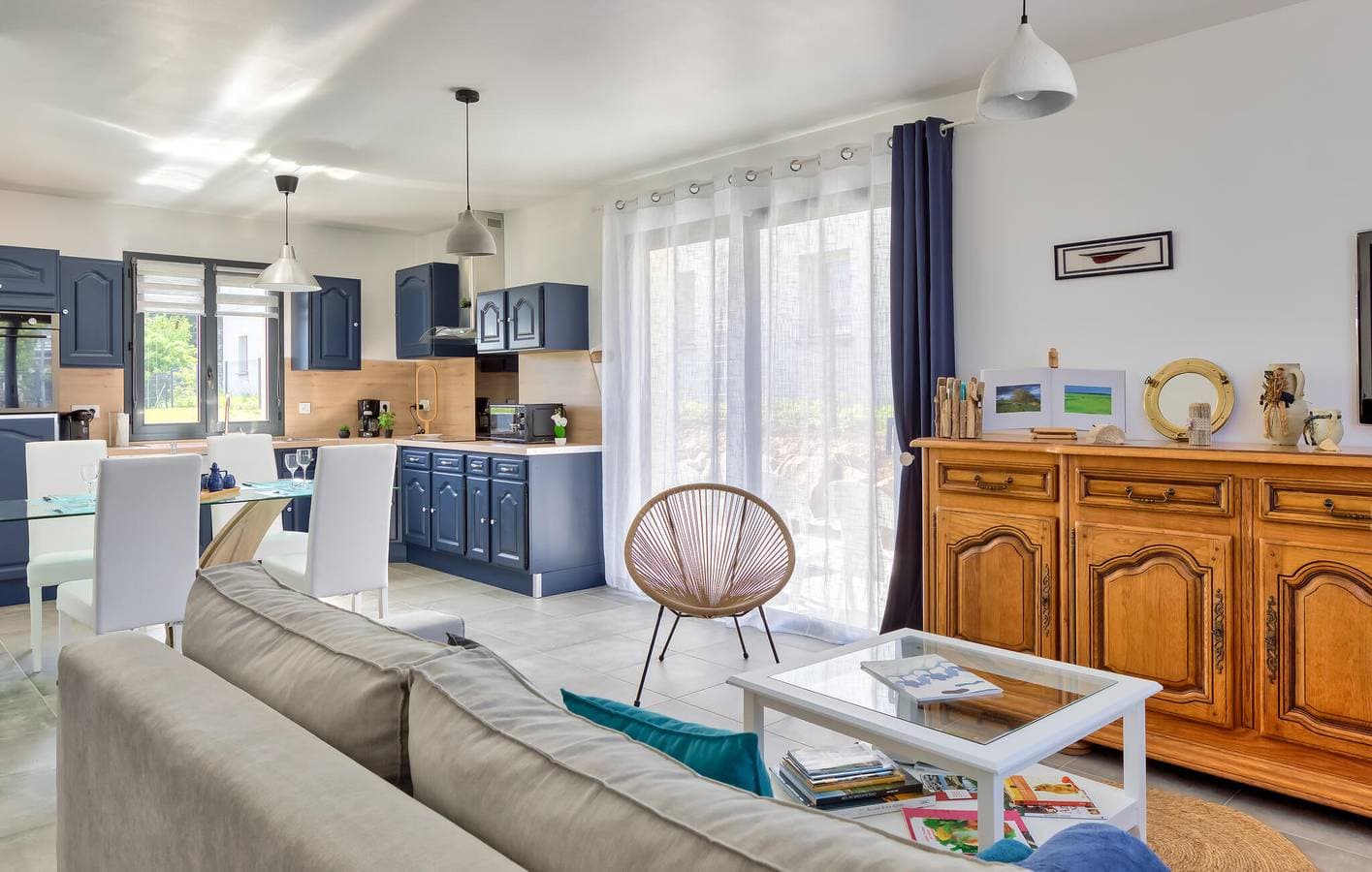 Foto 6 von 19: Gemütliche Gartenwohnung mit Parkplatz, TV, 1,5km zum Strand