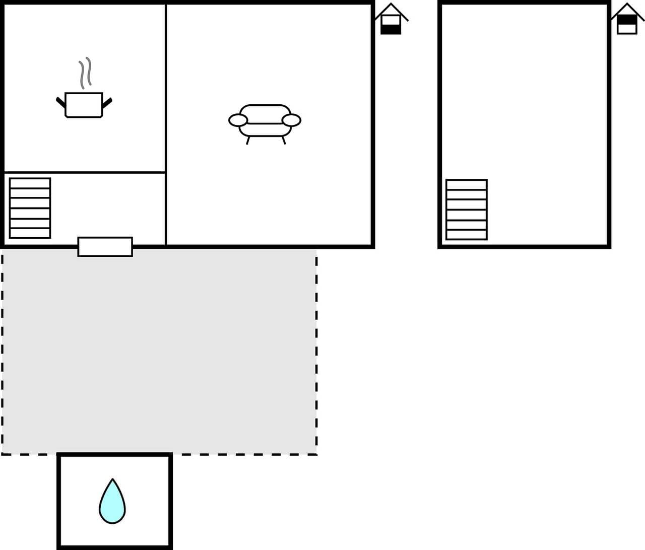 Foto 7 von 7: Ferienhaus für 4 Personen mit Garten