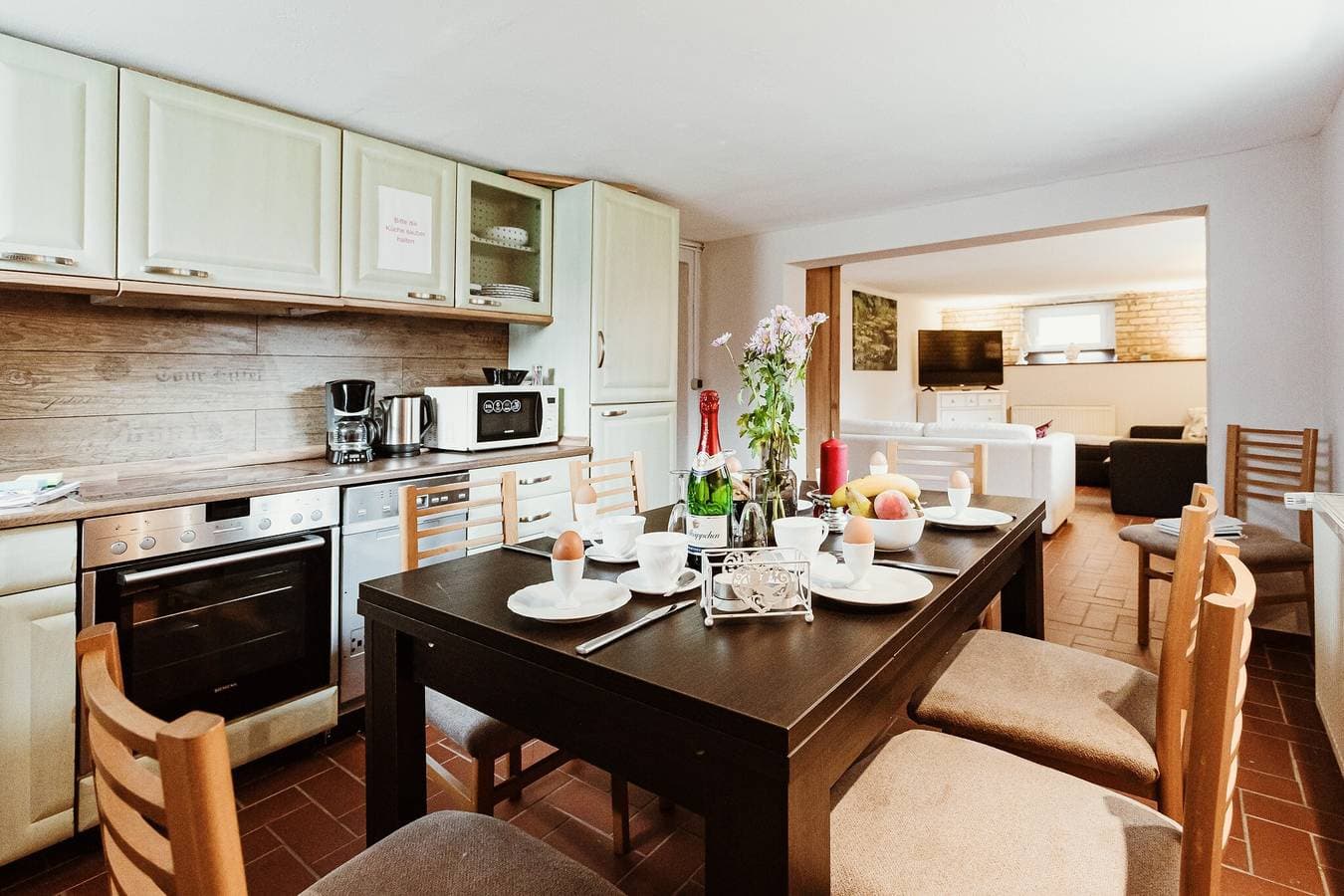 Foto 5 von 19: Apartment 'Zuflucht' mit gemeinsamer Terrasse und WLAN