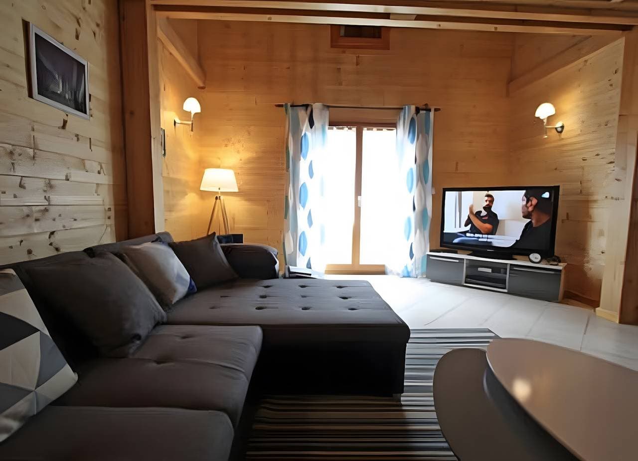 Foto 7 von 32: Chalet 'Scandinave - avec vue sur la montagne, terrasse privée et Wi-Fi'