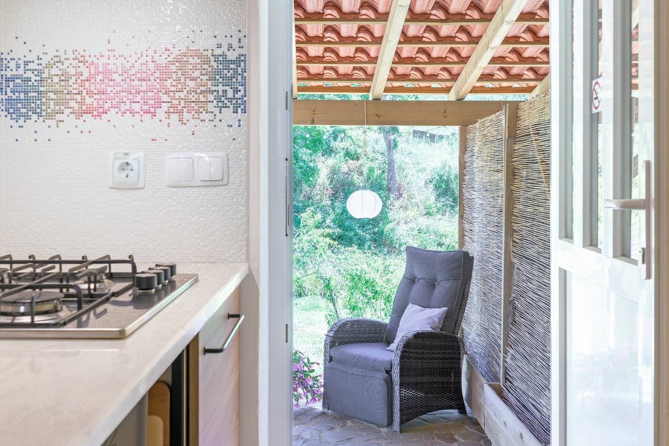 Foto 12 von 24: Ferienwohnung 'Sunny' mit Bergblick, Gemeinschaftspool und Wi-Fi