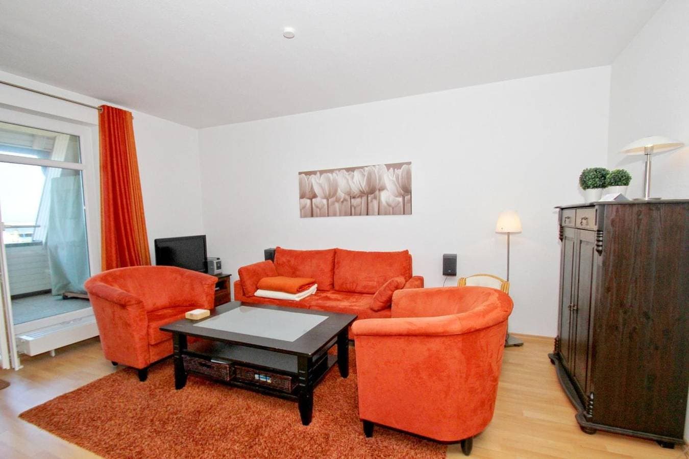 Foto 3 von 21: Hafennahe Ferienwohnung mit Balkon und Meerblick - Hafenhäuser Wiek 14