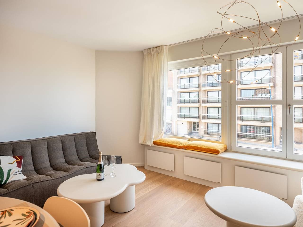 Foto 3 von 28: Stilvolle Wohnung mit Dünenblick bei Idesbald