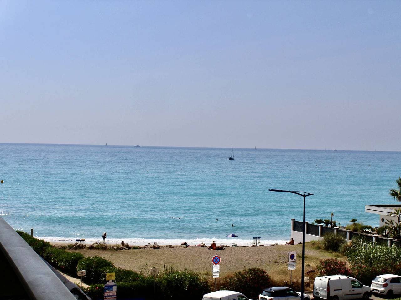 2-Zimmer-Wohnung mit Meerblick und Klimaanlage, Villeneuve-Loubet Strand 1
