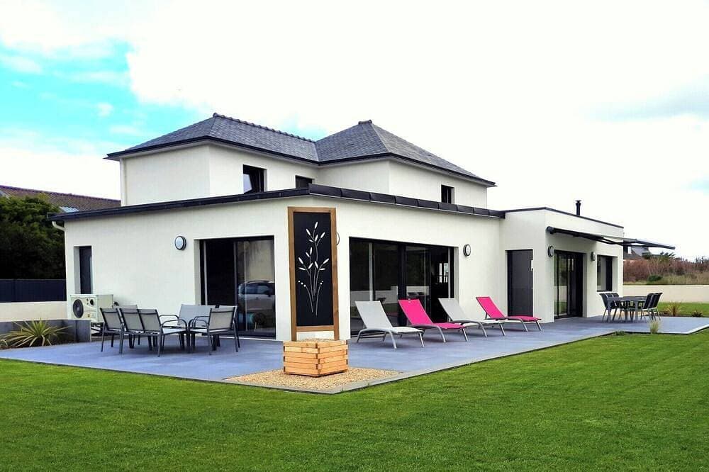 House with 30°C pool and enclosed garden 300m from Les Amiets beach - Bretagne 1