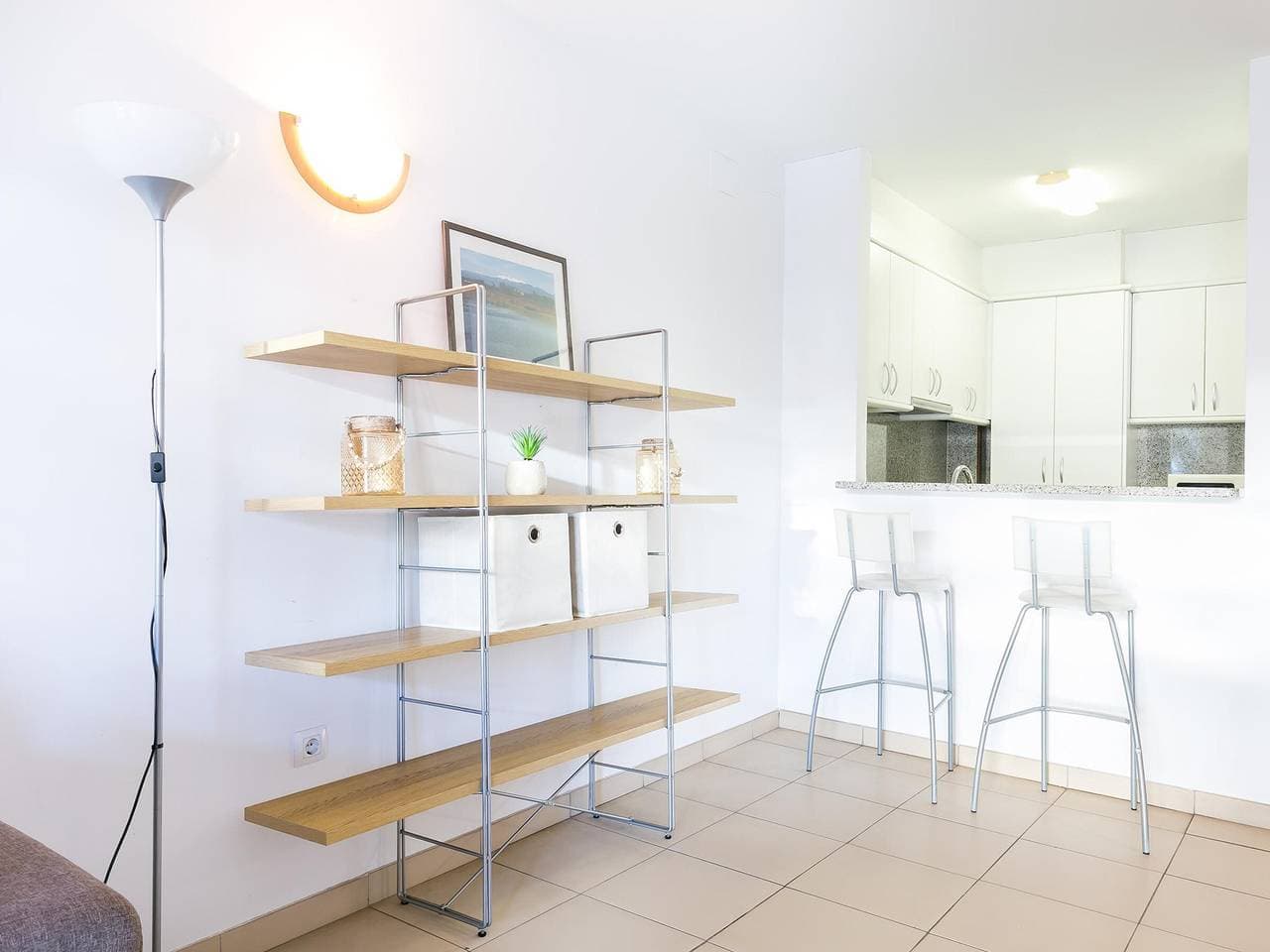 Foto 7 von 20: Helles 1-Zimmer-Apartment direkt am Strand in Roses