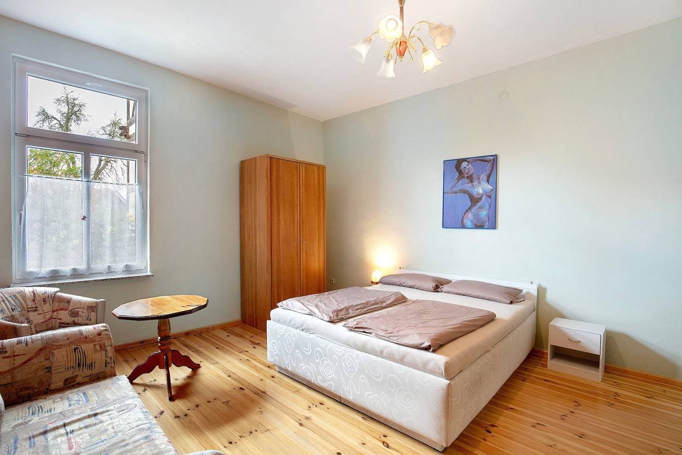 Foto 12 von 26: Ferienwohnung 'Haus Meistereck Melzow' mit Gemeinschaftsgarten und WLAN