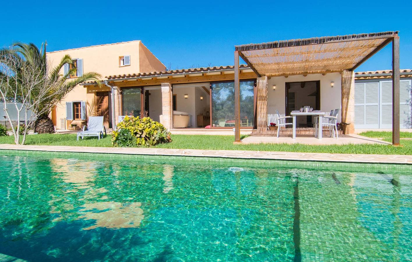 Appartement am Strand mit Pool und WiFi - 1,5km bis Sa Marjal 1