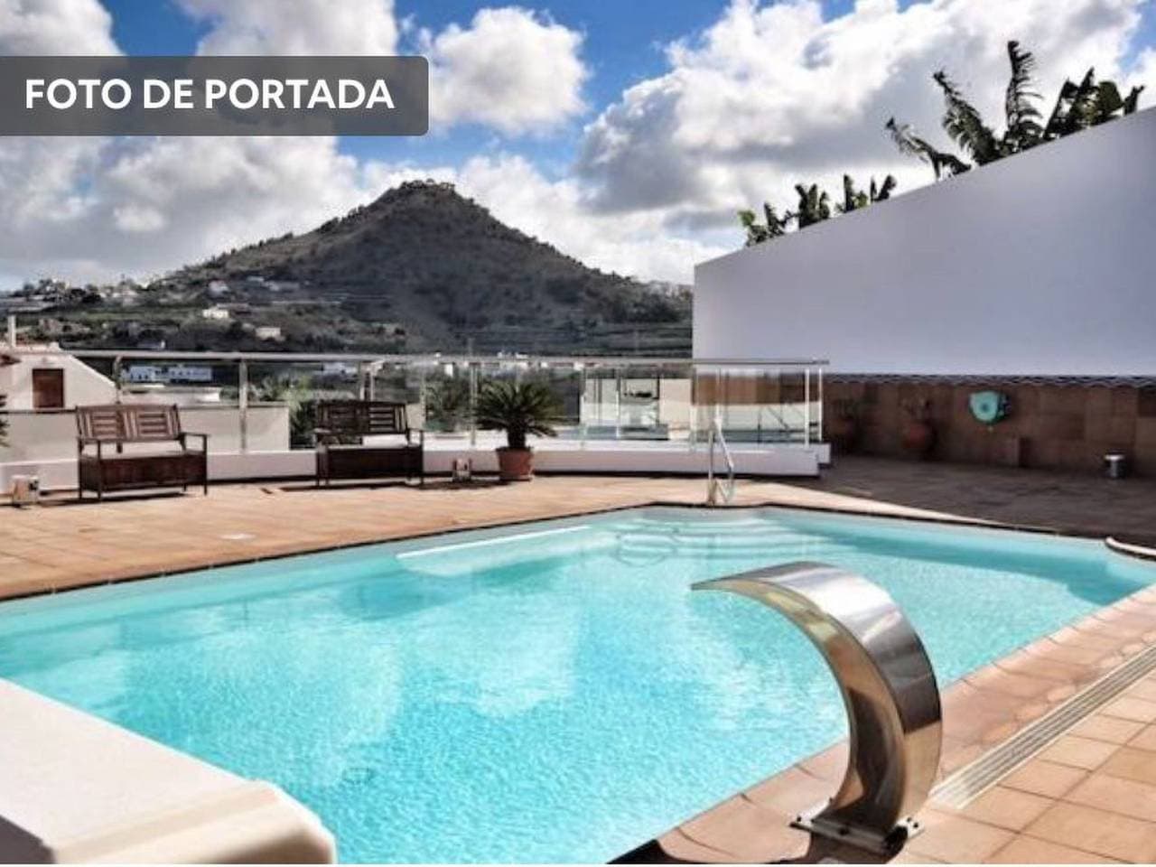 Villa los palmitos Familiäre Privatvilla mit Pool 1