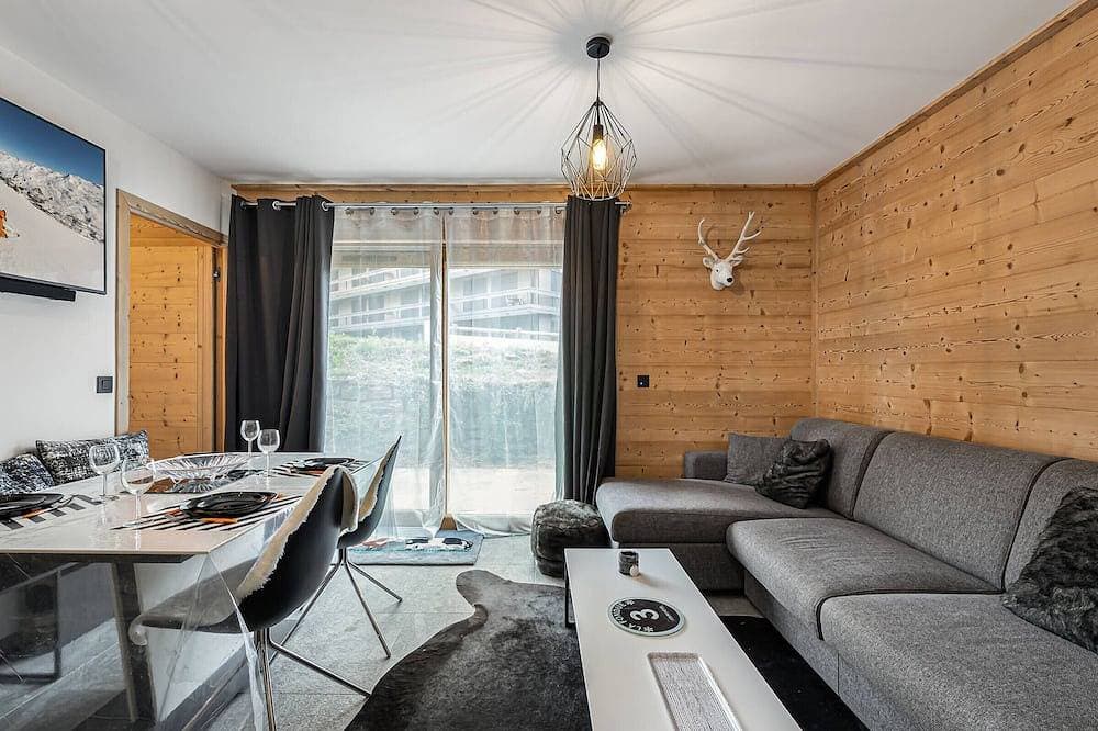 Foto 5 von 15: Moderne Wohnung Courchevel 4 Pers, Parkplatz, WLAN