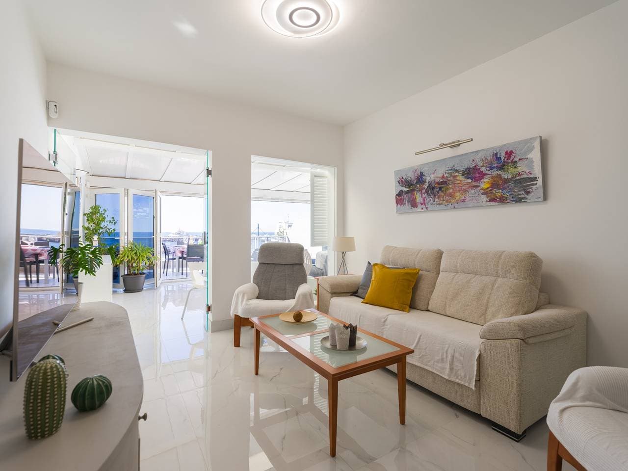 Wohnung am Mogan Strand mit Meerblick 1