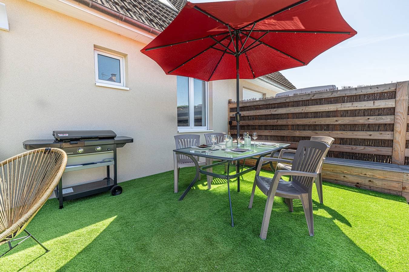Foto 12 von 14: Ferienhaus für 6 Personen mit Terrasse