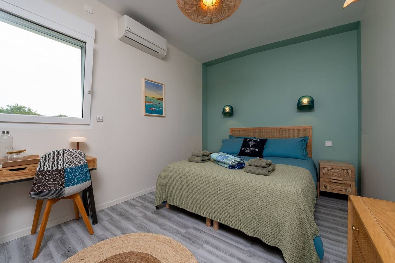 Foto 2 von 28: Zimmer 'Houat' mit gemeinsamer Terrasse, WLAN und Klimaanlage