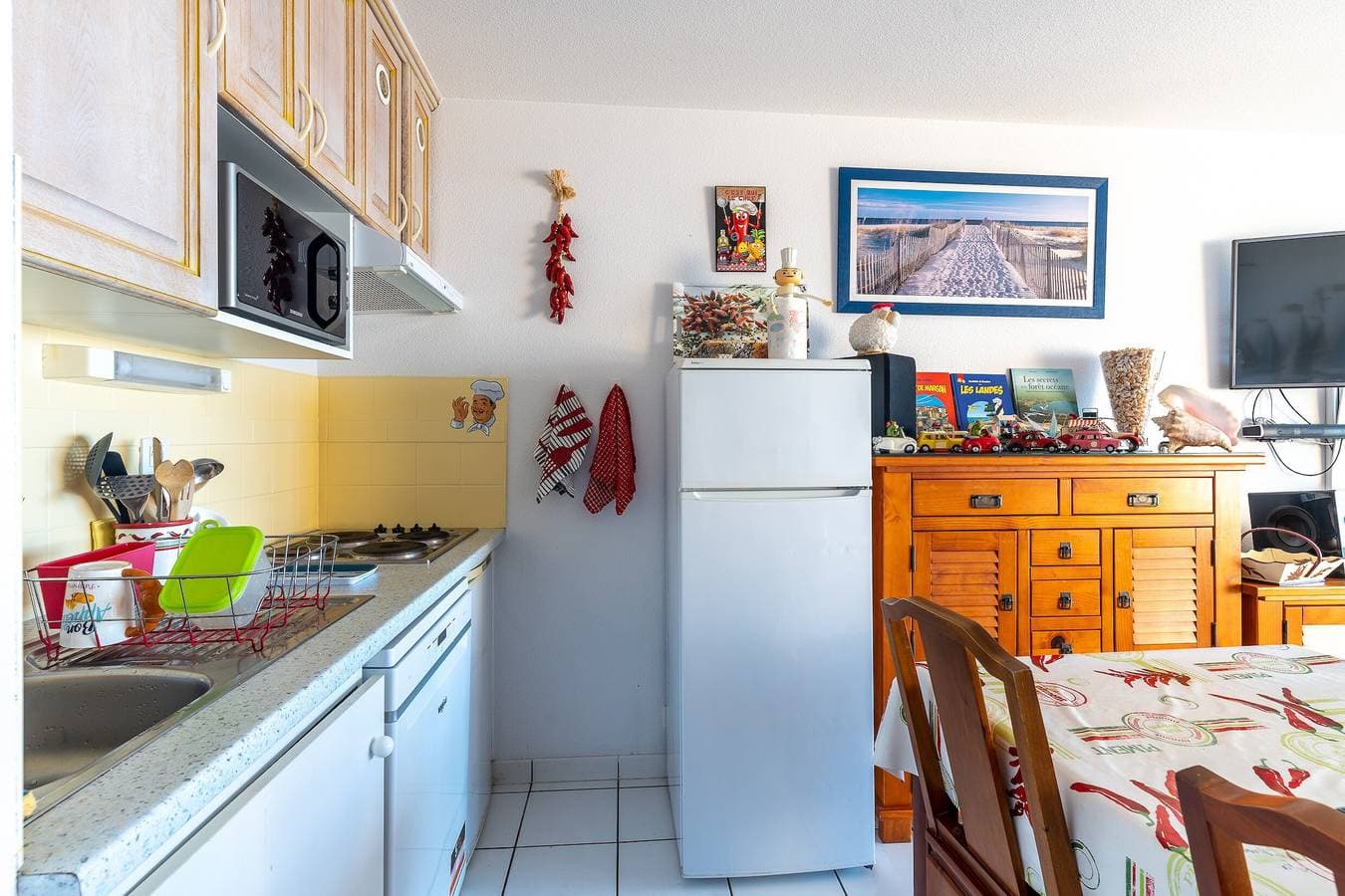 Foto 8 von 18: Ferienwohnung "Didier" mit Meerblick, Terrasse und WLAN