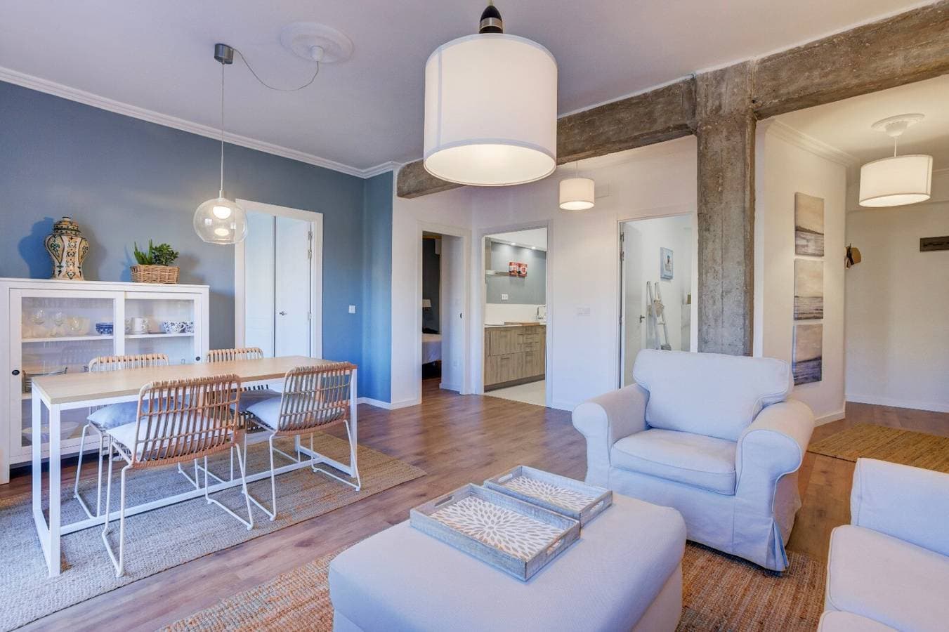 Foto 7 von 20: Apartamento Valencia-living mit Balkon, Klimaanlage und WLAN